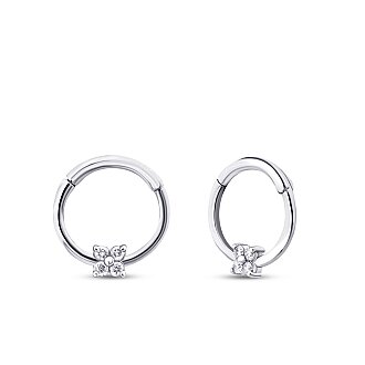 0.03 Karat Pırlanta Taşlı Tragus Piercing - 2