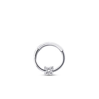 0.03 Karat Pırlanta Taşlı Tragus Piercing - 1