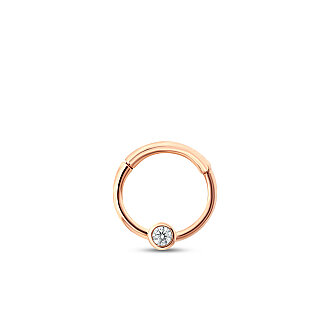 0.03 Karat Pırlanta Taşlı Tragus Piercing - 1