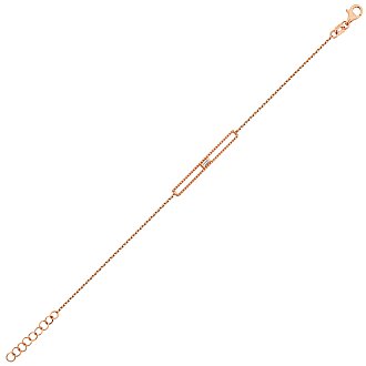 0.04 Karat Pırlanta Taşlı Bileklik - 1