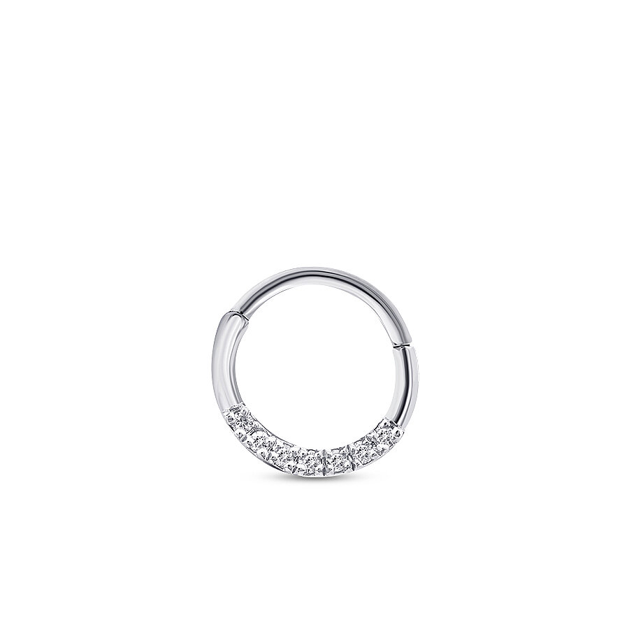 0.04 Karat Pırlanta Taşlı Tragus Piercing