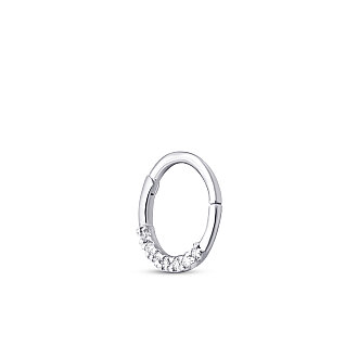 0.04 Karat Pırlanta Taşlı Tragus Piercing - 2