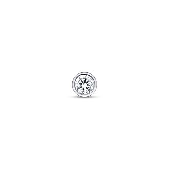 0.05 Karat Pırlanta Tektaş Tragus Piercing - 1