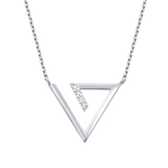 0.05 Karat Pırlanta Trend Kolye - 2