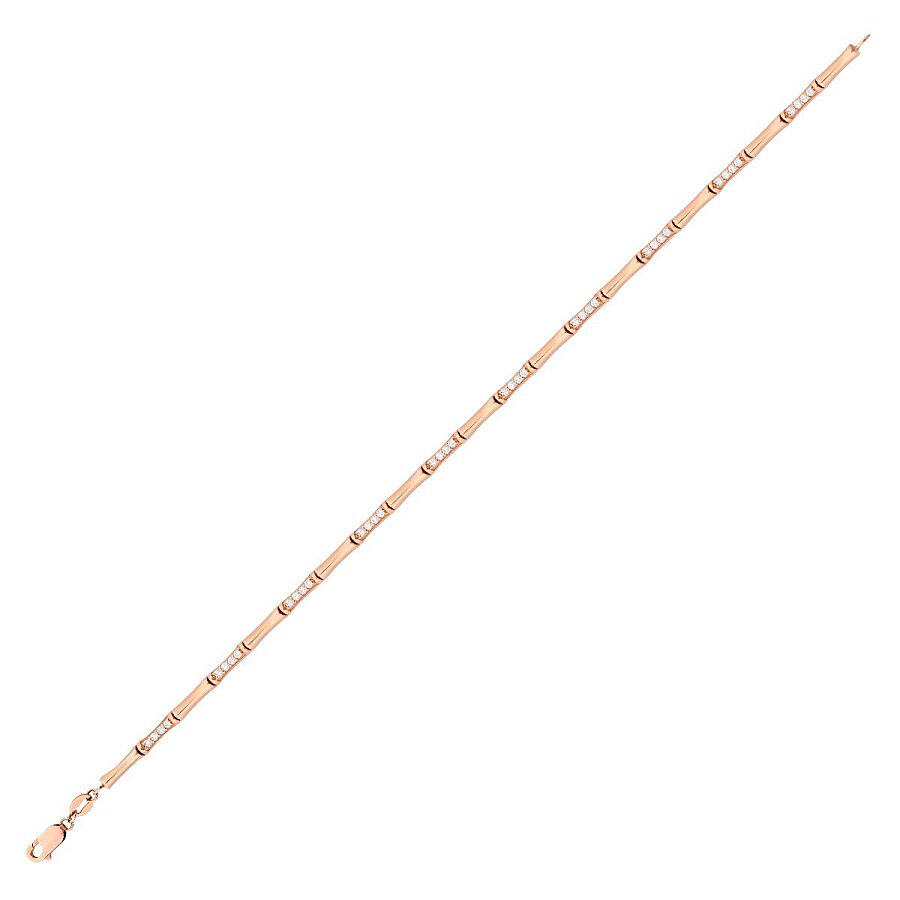 0.06 Karat Pırlanta Tektaş Bileklik