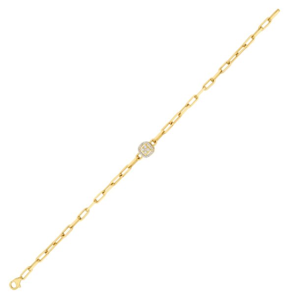 0.12 Karat Pırlanta Yuvarlak Taşlı Bileklik - 1