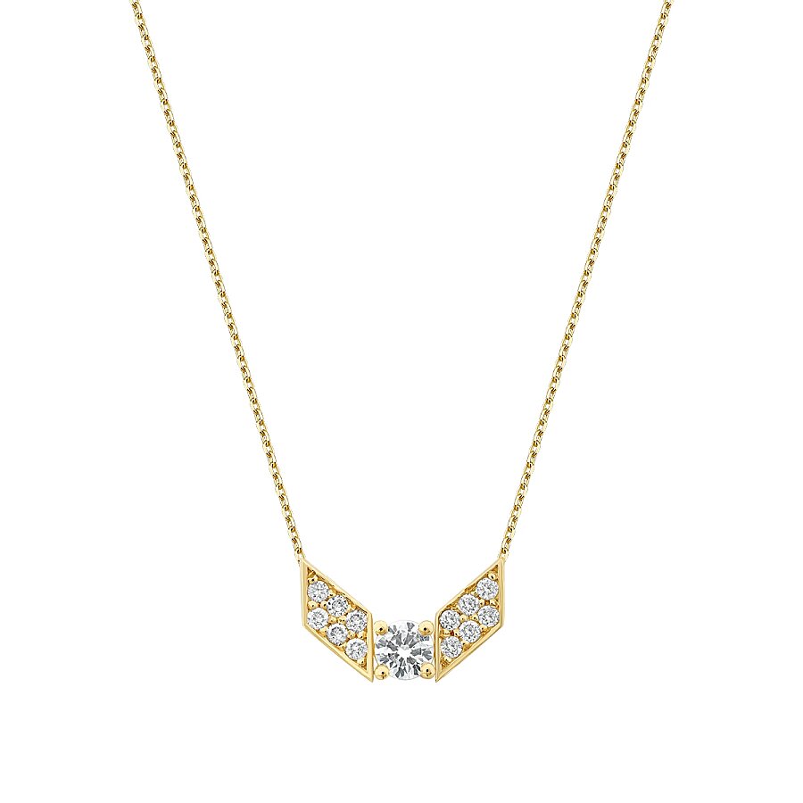 0.21 Karat Pırlanta Geometrik Trend Kolye