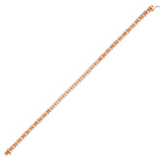 0.26 Karat Pırlanta Yuvarlak Taşlı Bileklik - 1