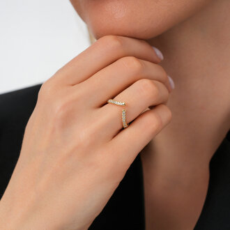 0.31 Karat Pırlanta Trend Yüzük - 3