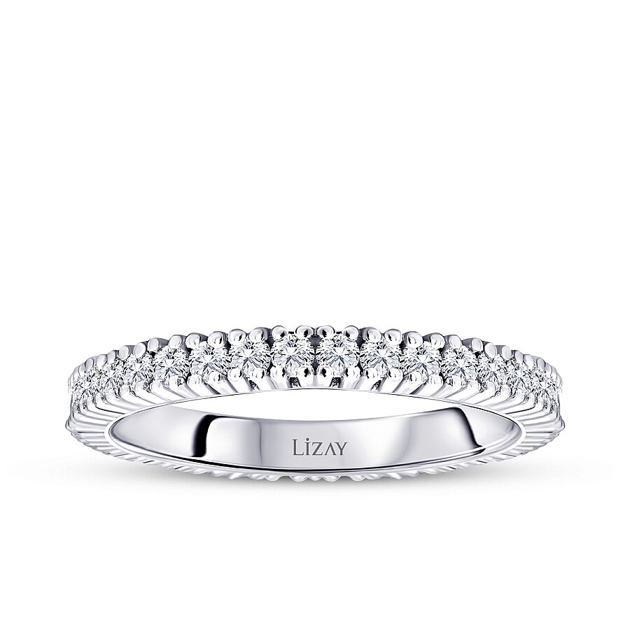 0.50 Karat Pırlanta Yarımtur Yüzük