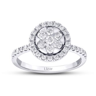 0.59 Karat Pırlanta Trend Yüzük - Lizay Pırlanta