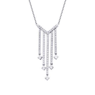 0.67 Karat Pırlanta Kolye - 2