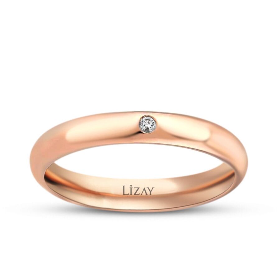 0.02 Karat Pırlantalı Alyans