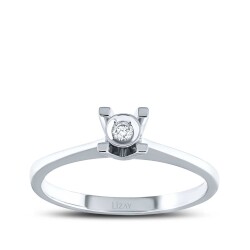 0.04 Carat Diamond Solitaire Ring 