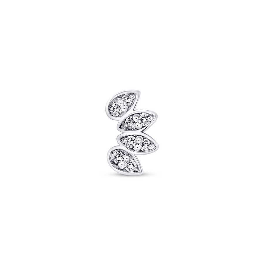 0.05 Karat Pırlanta Lotus Tragus Piercing