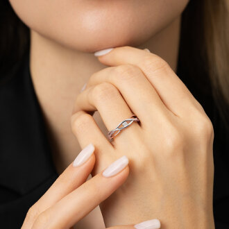 0.05 Karat Pırlanta Trend Yüzük - 3