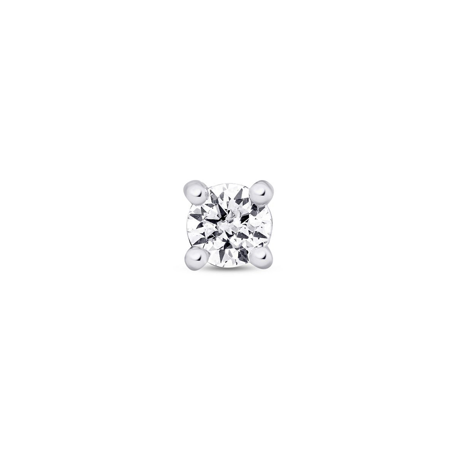 0.06 Karat Pırlanta Tektaş Tragus Piercing