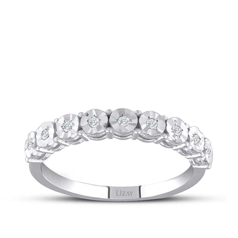 0.08 Carat Diamond Ring - 1