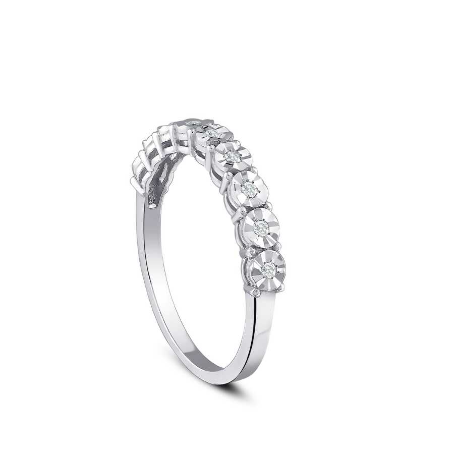 0.08 Carat Diamond Ring - 2