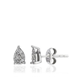 0.12 Carat Diamond Earrings 