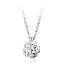0.15 Carat Diamond Solitaire Necklace 