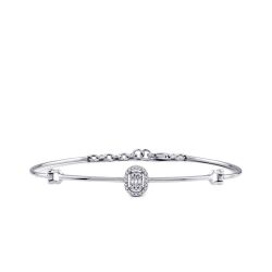 0.15 Karat Pırlanta Baget Kelepçe - 1