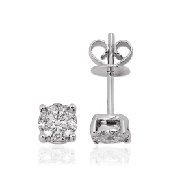 0.21 Carat Diamond Earrings 