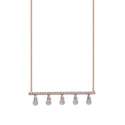 0.22 Karat Pırlanta Beştaş Kolye - 1