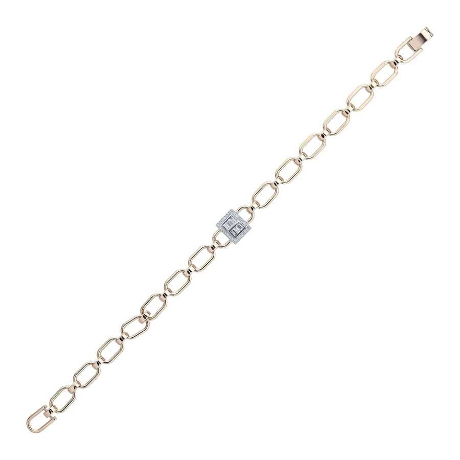 0.25 Karat Pırlanta Baget Bileklik