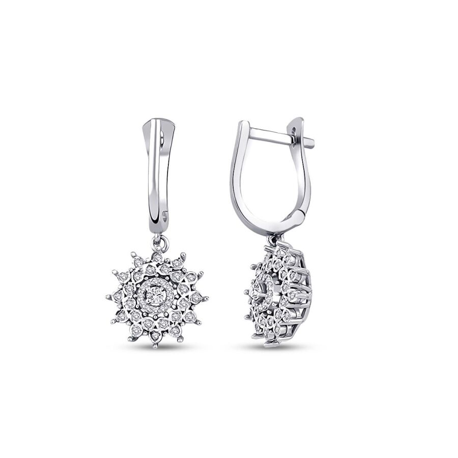 0.25 Karat Pırlanta Trend Küpe