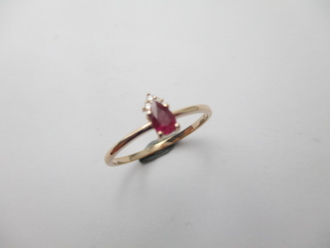 0,29 Karat Pırlanta Yüzük Yakut RUBY SI 14 Ayar - Lizay Pırlanta Çarşı Pazar