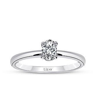 0.30 Karat Pırlanta Oval Tektaş Yüzük - Lizay Pırlanta - Grace
