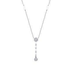 0.30 Karat Pırlanta Trend Kolye - 1