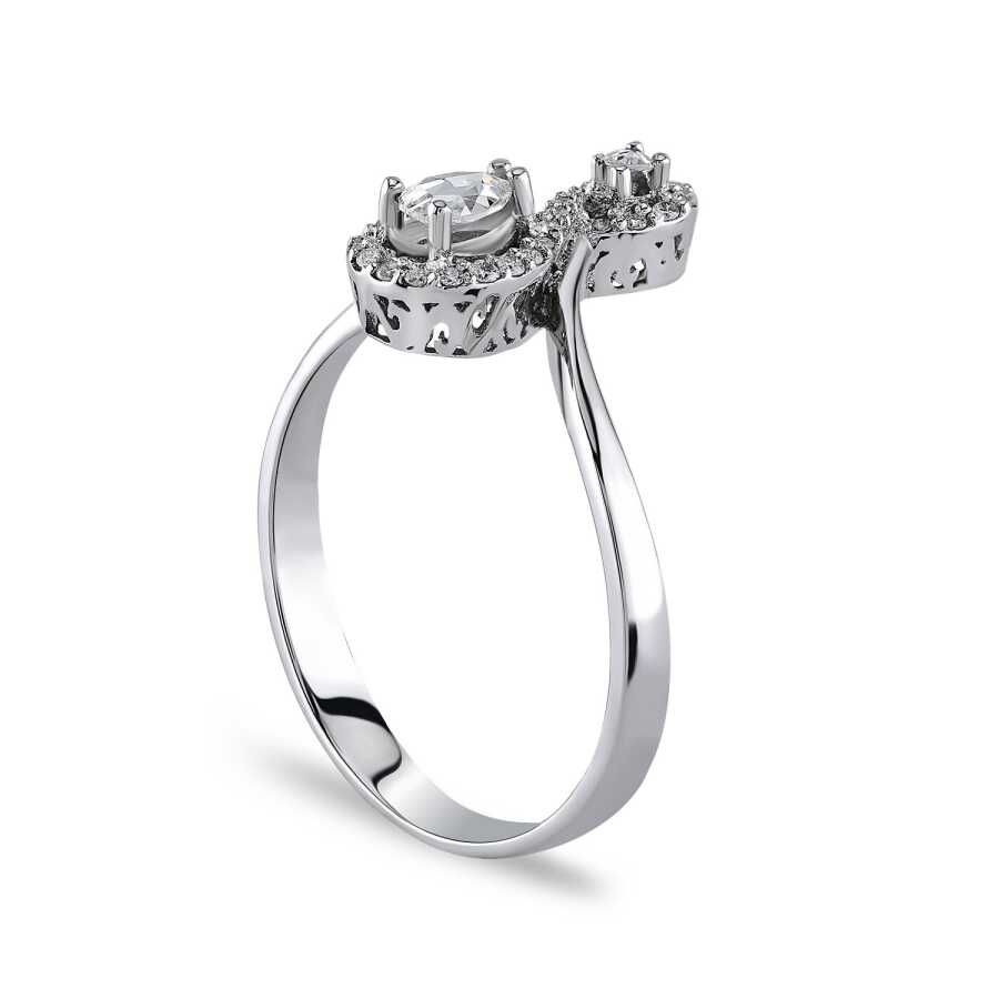 0.31 Carat Diamond Infinity Ring - 2