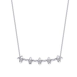 0.32 Karat Pırlanta Beştaş Kolye - 1