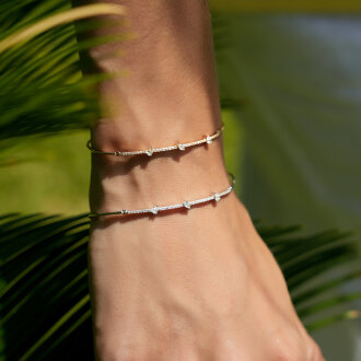 0.32 Karat Pırlanta Damla Kelepçe - 3