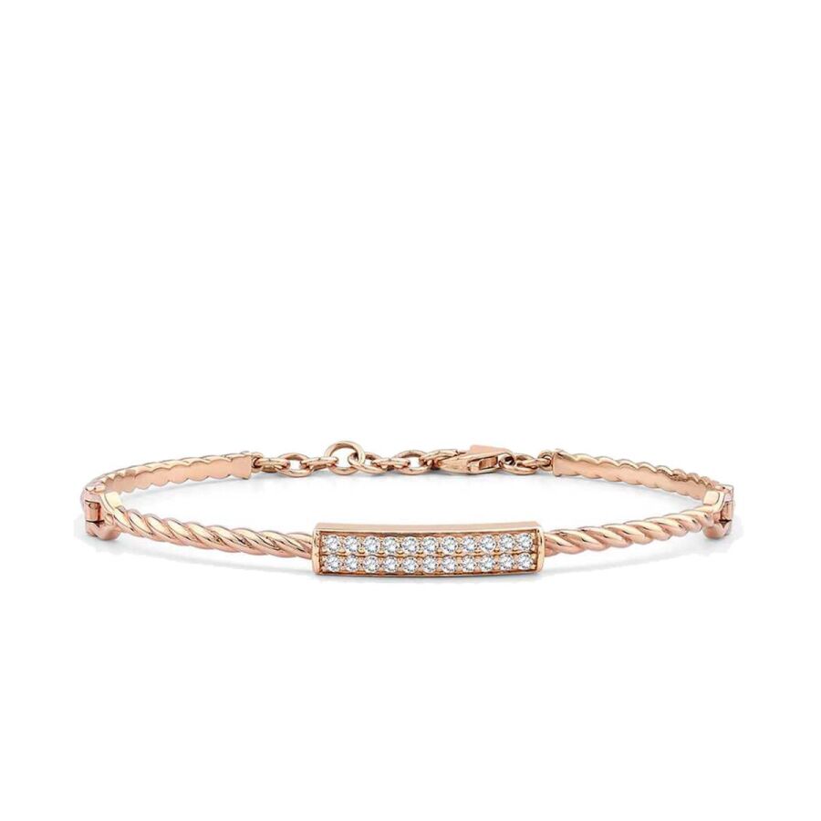0.32 Karat Pırlanta Trend Kelepçe