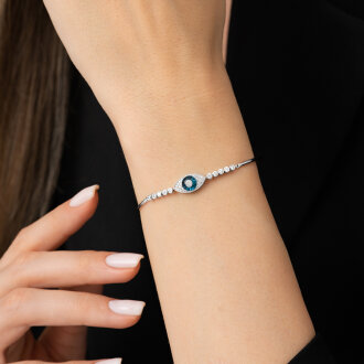 0.35 Karat Pırlanta Göz Kelepçe - 3