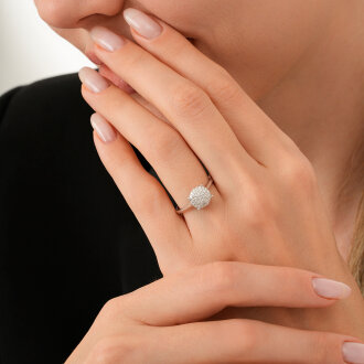 0.35 Karat Pırlanta Trend Yüzük - 3