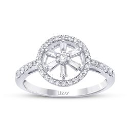 0.36 Karat Pırlanta Baget Yüzük 