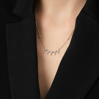 0.39 Karat Pırlanta Çoklu Kalp Kolye - 3