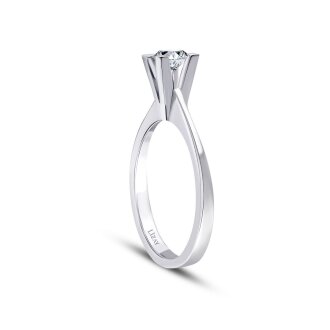 0.40 Karat Pırlanta Tektaş Yüzük - 2