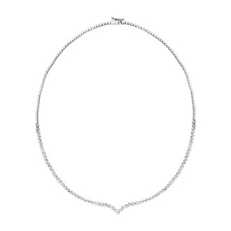 0.42 Karat Pırlanta Su Yolu Gerdanlık - 1