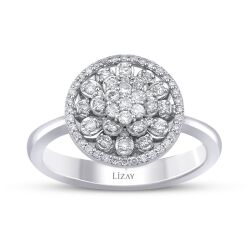 0.45 Karat Pırlanta Trend Yüzük 