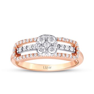 0.46 Karat Pırlanta Trend Yüzük - 1