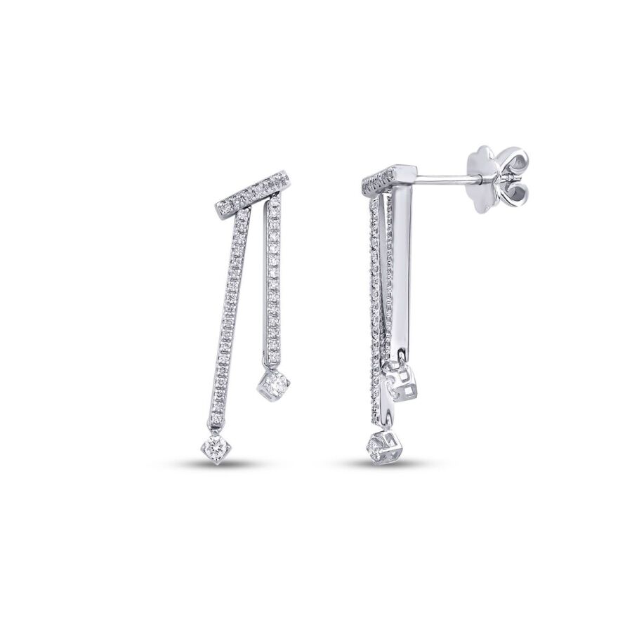 0.52 Karat Pırlanta Trend küpe
