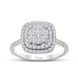 0.52 Karat Pırlanta Trend Yüzük - 1