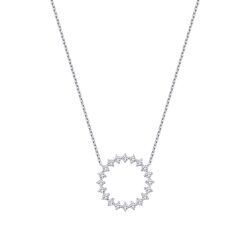 0.53 Karat Pırlanta Aurora Kolye - 1