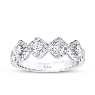 0.53 Karat Pırlanta Trend Yüzük  - 1