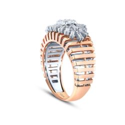 0.58 Karat Pırlanta Baget Yüzük - 2